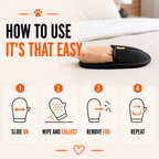 Paws Furfinity 1 Black Pet Hair Remover Cleaning Glove