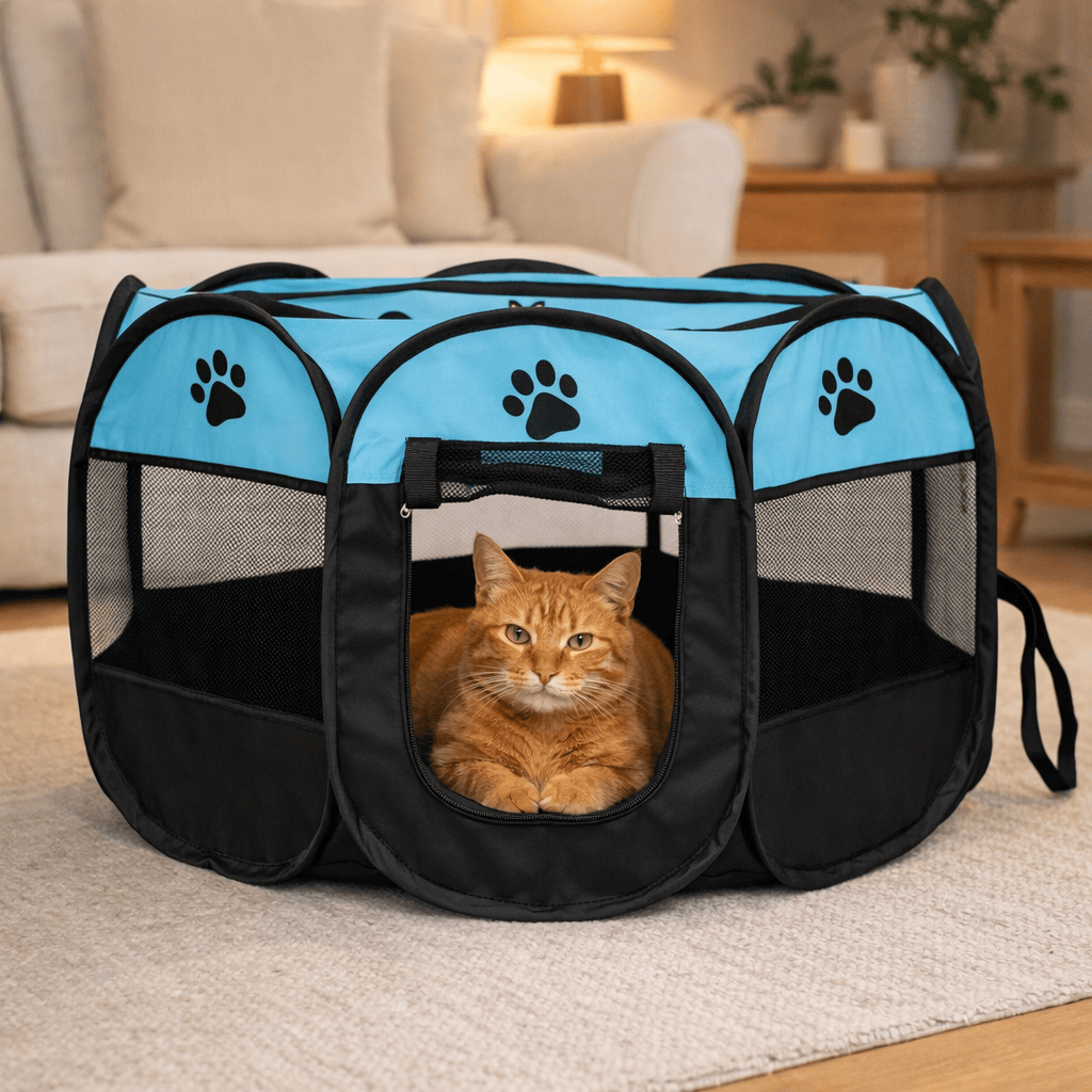 Paws Furfinity 1 Foldable Pet Playpen for Cats and Dogs