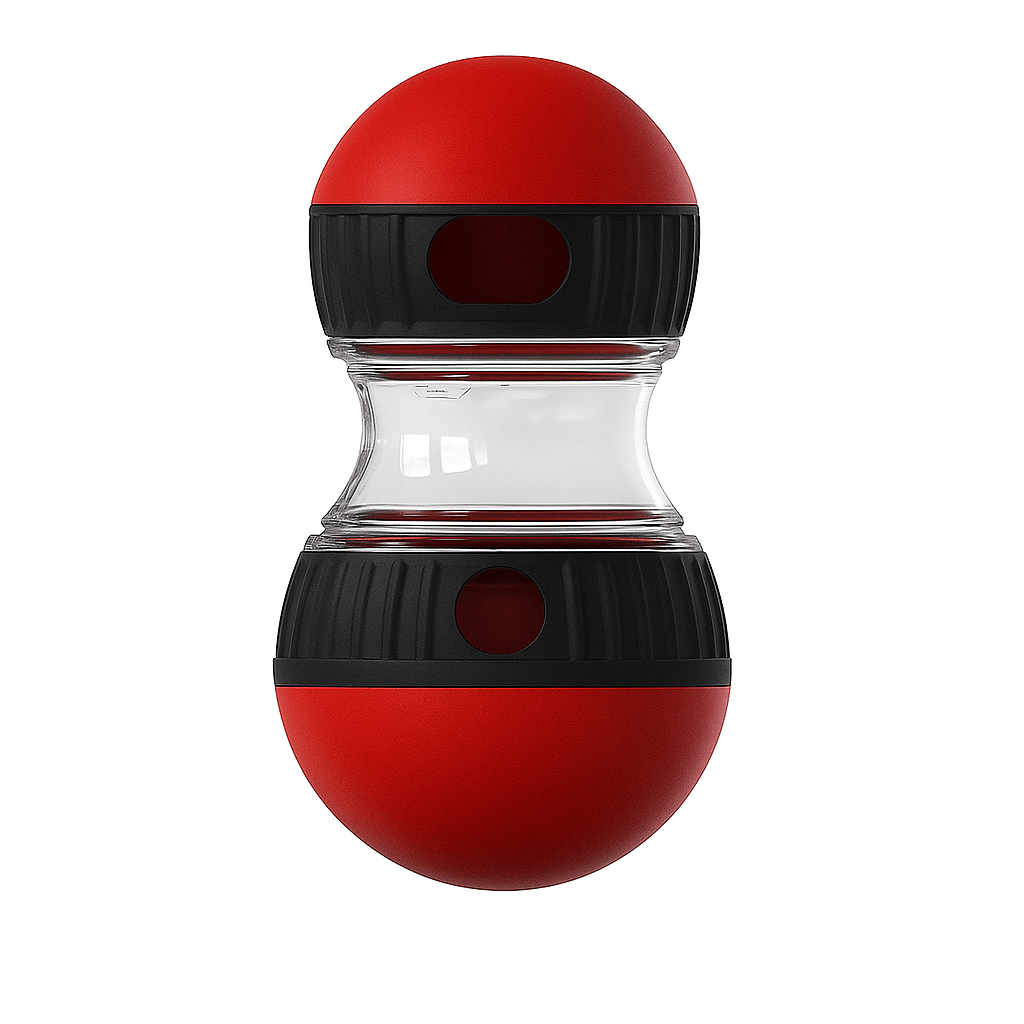 Paws Furfinity 1 Red Adjustable Treat Dispensing Dog Toy