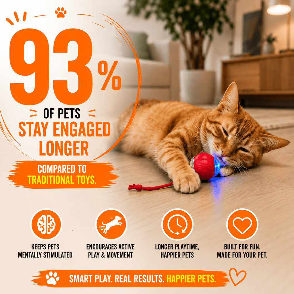 Paws Furfinity 1 Smart Interactive Rolling Ball Toy