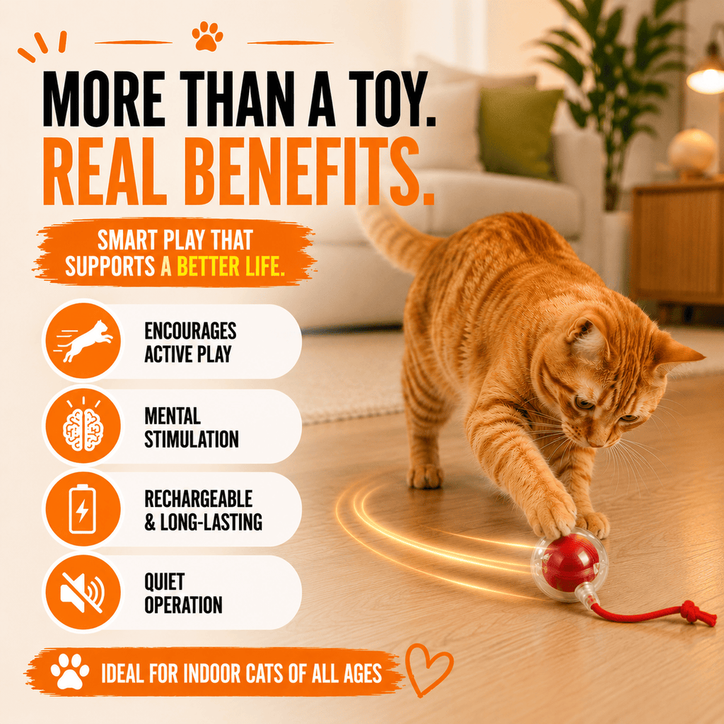 Paws Furfinity 1 Smart Interactive Rolling Ball Toy
