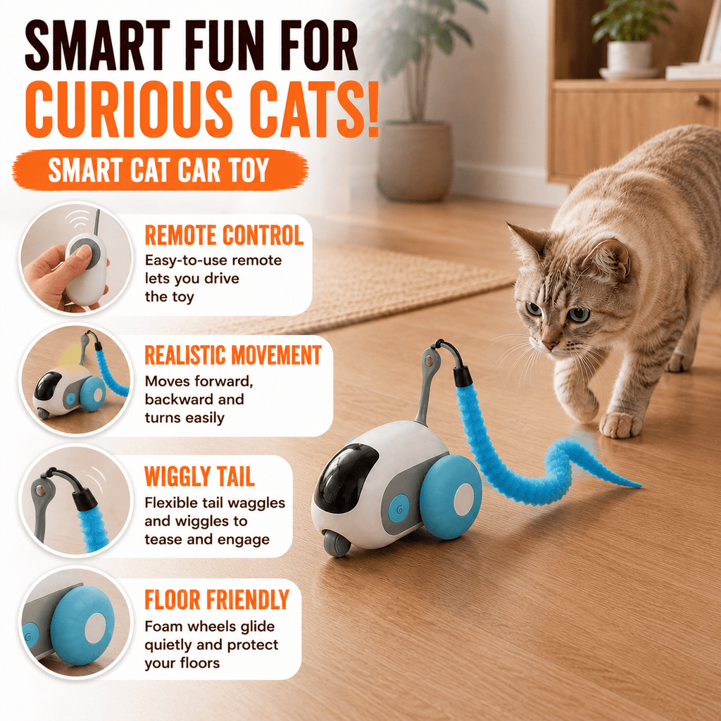 Paws Furfinity 1 Smart Remote Control Cat Car