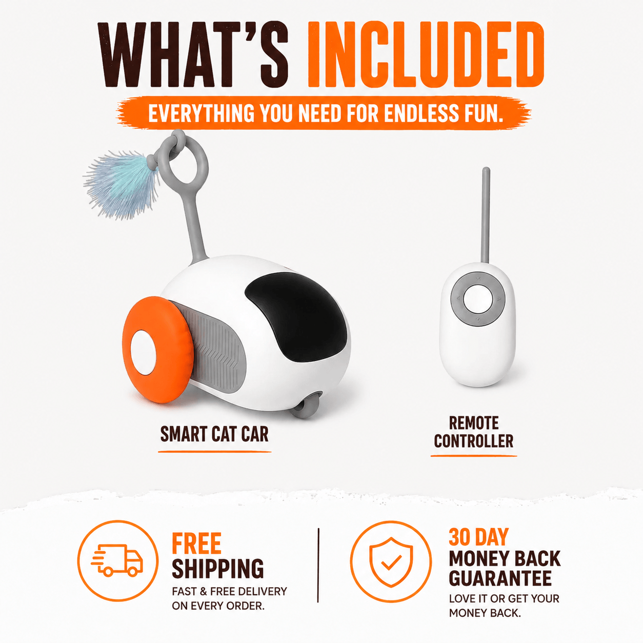 Paws Furfinity 1 Smart Remote Control Cat Car