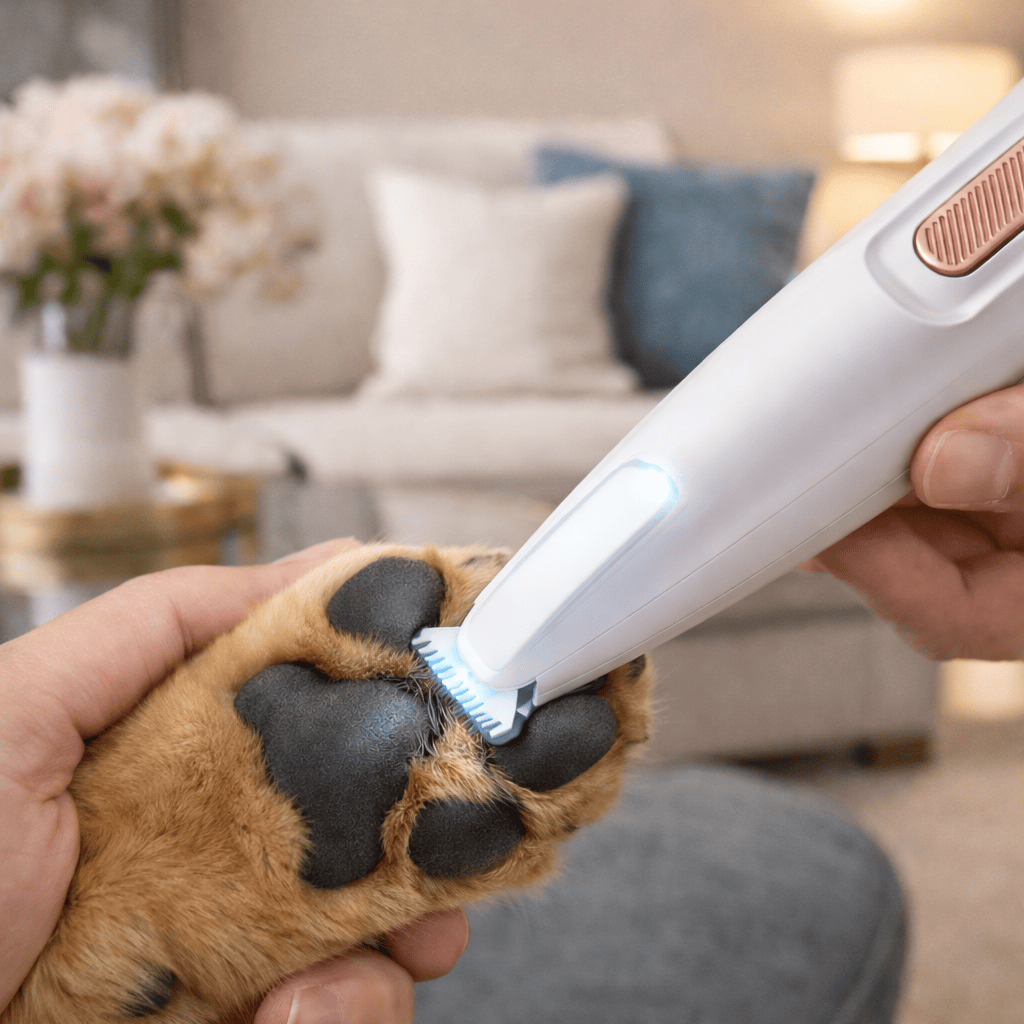 Paws Furfinity 1 White LED Precision Pet Paw Hair Trimmer